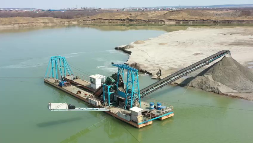 Petite chaîne de type godet gold dredger diamant mine de dragage de dragage