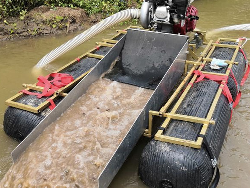 Dredger de la machine à exploitation d'or pour séparateur minéral