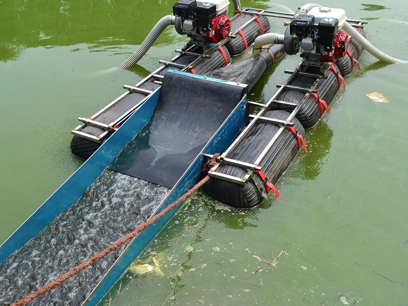 Dredger de la machine à miner de drague en or portable pour séparateur minéral