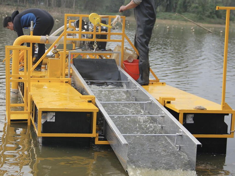 Dredger Machine sable drague drague en or pour l'exploitation de l'or et des diamants