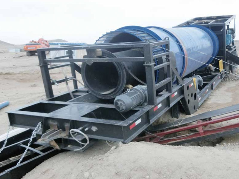 Équipement d'orpaillage pour l'usine de lavage des mines d'or à petite échelle