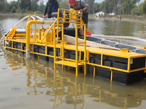 Mini Gold Dredge Sea Boat Gold Dredge Gold Dredge Sluiching Boîte