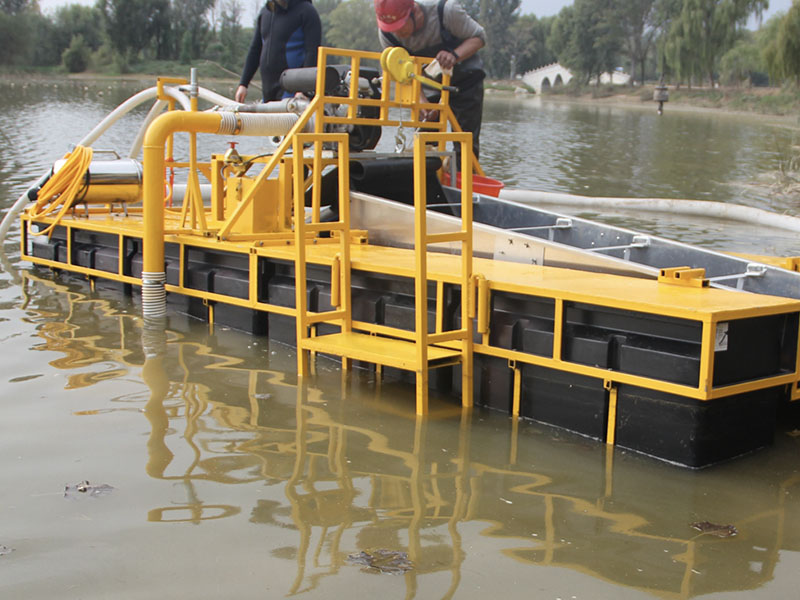 Dredger Machine sable drague drague en or pour l'exploitation de l'or et des diamants