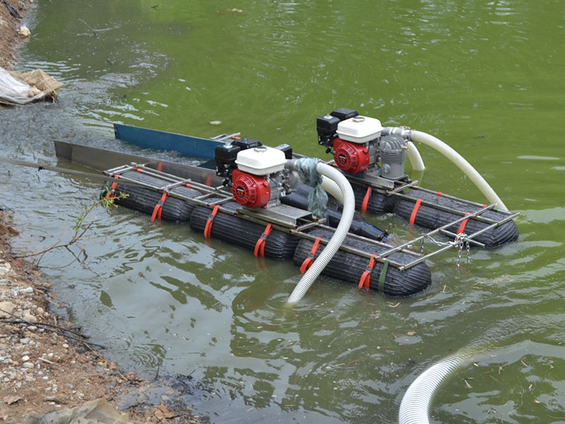 Dredger de la machine à miner de drague en or portable pour séparateur minéral