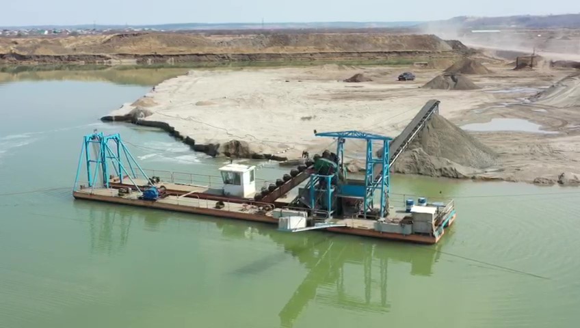 Drague de diamant en or de sable de sable pour le dragage de la rivière