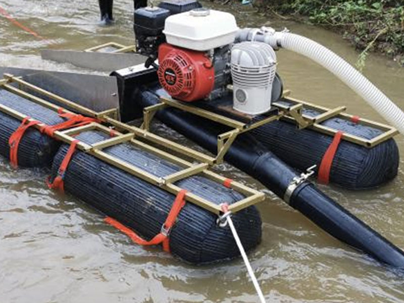 Drague en or pour trouver le dredger en or avec le moteur Honda